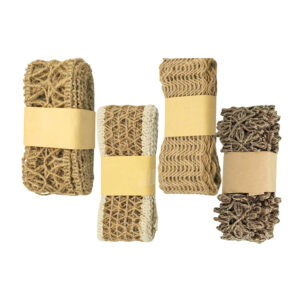 1pza rollo de cuerda arpillera de encaje para manualidades / hz-211 / 021103