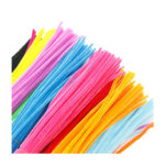 Paquete con 100 limpiapipas - chenille para manualidades, variedad de colores / hz-212