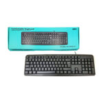 Teclado alámbrico con conexión usb, teclas ergómicas, diseño tradicional, en color negro / kb8236 / kb01 / comfortable keyboard