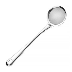 Cuchara metálica con colador - escurridor de 8 cm / lk08