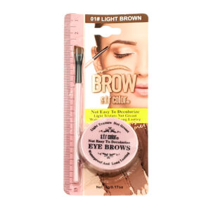 Blíster con crema para maquillar la ceja, maquillaje a prueba de agua, textura ligera y de larga duración + brocha, variedad de tonos / brow s.f.r color / ln65-f14 / 5625