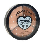 Estuche de maquillaje redondo con 2 contornos y 1 iluminador, variedad de tonos / romantic may / 3 steps to sculpt  / w9233 / ln75-a03