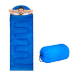1pza Saco para dormir / sleeping impermeable, ajustable, con cierre, funda y asa agarradera, variedad de colores / lu7494
