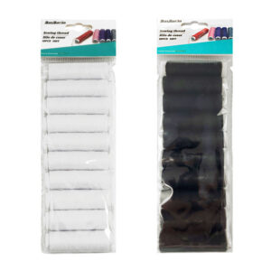 Paquete con 10 hilos de costura pequeños en forma de cilindro, variedad de colores / maxmacia / sewing thread / m21106