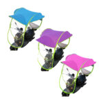 Toldo / paraguas plegable especial para motocicleta, variedad de colores / meo-1500