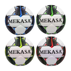 Balón de fútbol no.5 con textura estampado de estrella, variedad de colores / balón mekasa / mks503