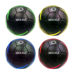 Balón de fútbol no.5 con diseño bicolor estampado en tonalidad matte, variedad de colores / mks506 / mekasa