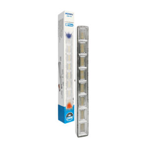 Lámpara - luz de emergencia led 200w recargable con modos de luz fría, cálida y azúl - rojo, indicador de batería digital y gancho colgante, 7500mAh / mor-603