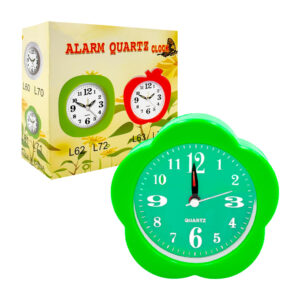 Reloj despertador pequeño para escritorio con forma de flor, variedad de colores / l71/ l61 / nz-lp70c