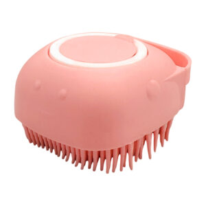 Cepillo de baño con dispensador de shampoo para mascota, variedad de colores / qjs-01