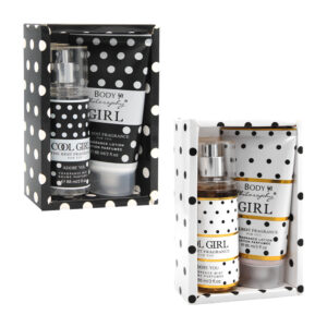 Kit perfume cool girl de 88ml + loción body philosophy girl de 88ml / the best fragrance / rb02-17