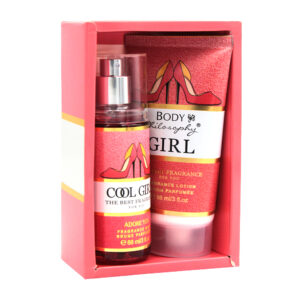 Kit perfume cool girl de 88ml + loción body philosophy girl de 88ml / the best fragrance / rb02-18