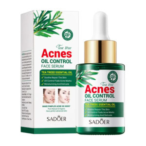 Serum facial sadoer con extracto de té verde para disminuir la piel grasa y controlar - disminuir el acné, 30ml / acnes oil control face serum / sd42446 / sd42446g