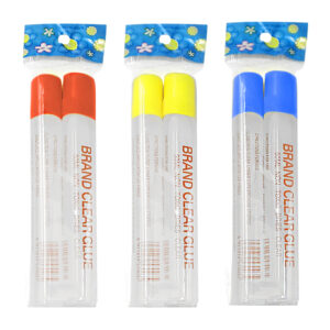 Blíster con 2 pegamentos líquidos transparentes de 50ml cada uno / brand clear glue / st37714