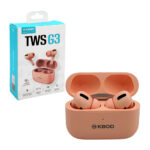 1pza Audífonos / auriculares inalámbricos, recargables, con almohadillas de silicona, ergonómicas y estuche cargador, variedad de funciones / kbod / twsg3 / enjoy life
