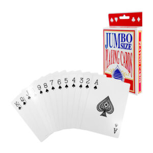 Baraja plástica americana jumbo, variedad de colores / jumbo size playing cards / ty361443
