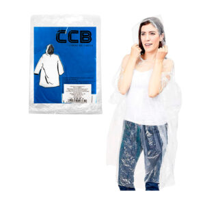 1pza impermeable de plástico desechable tipo poncho, variedad de colores / capas de chuva / ub8474