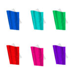 Paquete con 50 pliegos de papel para regalo con efecto metálico brillantina y estampado de estrellas, variedad de colores / yong-174-1