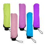 1pza Sombrilla / paraguas de bolsillo, liso, con asa agarradera, funda de tela y mango ergonómico, variedad de colores / yty-309