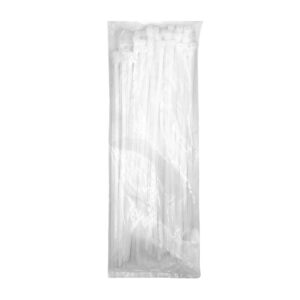 Paquete con 100 pzas de cinchos medianos ajustables, de plástico flexible, variedad de usos / 4.8x300mm / zd1