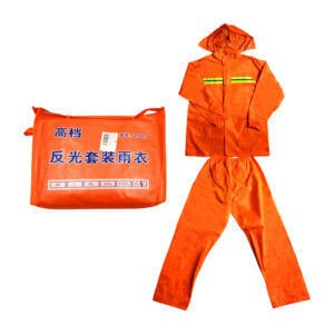 1pza Traje impermeable completo, con abrigo de botones abrochables, capucha, banda reflectante y pantalones flexibles, variedad de funciones / zenyu / zy001 / yh028