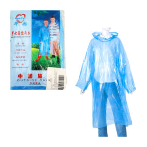 1pza Impermeable de plástico liso, con capucha, variedad de colores y tallas / hua cai / zenyu / yt1531