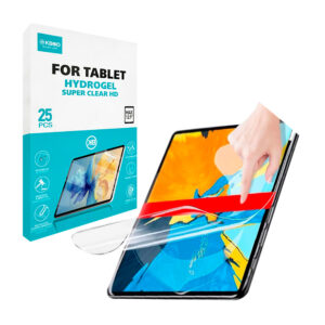 Mica de hidrogel para tableta, paquete con 25 piezas, alta duración sin manchas - marcas / 080140 / for tablet hydrogel super clear hd / tablet 320x225mm