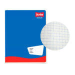 Cuaderno scribe escolar francés grapado con 100 hojas de cuadro grande / 6233