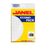 Etiquetas adhesivas janel blancas rectangulares chicas / 1319 / etiqueta blanca #22 / 309585-08