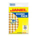 Etiquetas janel redondas doradas / etiquetas adhesivas / 0019 / 309585-60