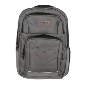 Mochila mediana polweng con 4 compartimentos + 1 oculto, puntos perforados en V
