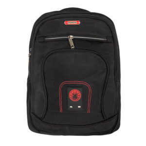 Mochila polweng rígida con 4 compartimentos + 1 oculto y parche de telaraña