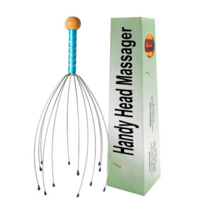 Masajeador de alambre antiestrés chico para la cabeza, variedad de colores / handy head massager / 13572