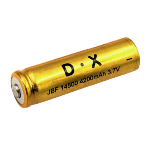 1pza batería recargable jbf 14500 de 4200mAh y 3.7v, color dorado / 14500 / d.x / jbf