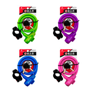 Candado para bicicleta reforzado con broche de seguridad, variedad de colores / 1501dcolor / 1501d