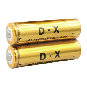 Par de baterías recargables jbf 18650 de 6800mAh y 4.2v, color dorado / 18650b / d.x / jbf