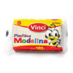 Plastilina modelina vinci de 180g en color blanco / plastilina blanca / 2348