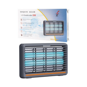 Lámpara - rejilla de plástico mata mosquitos eléctrico pequeño de doble tubo, 8w / 208-8w / mosquito killer / led double tube 8w