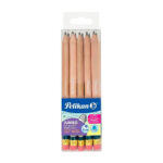 Paquete con 10 lápices pelikan triangulares jumbo / lápiz pelican #2 / lápiz de grafito 2hb / 210060 / 218891