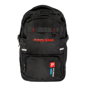 Mochila con 3 compartimentos, broches ajustables y líneas reflectantes