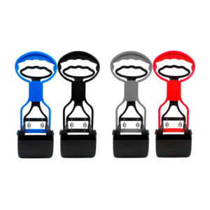 Pala de plástico para recoger heces, 28cm, variedad de colores / 35447