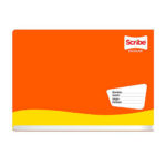 Cuaderno scribe escolar italiano grapado 50 hojas con hojas en raya, 21x15.5cm, variedad de colores / cuaderno italiano grapado / 100200 / 403102 / 6140 escolar