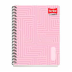 Cuaderno profesional serie 3 scribe con doble espiral metálico, 100 hojas en raya, variedad de colores / 100198-31 / 441524