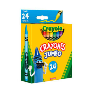 Paquete con 24 crayones jumbo, 10.6cm, en colores surtidos / crayola crayones jumbo 24 / 52-0324 / 520324wm05