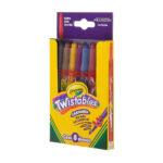 Caja con 8 crayones retráctiles cortos crayola twistables, colores surtidos / 5207080008 / 52-0708 / twistables