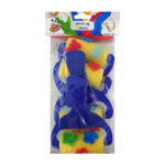 Paquete con 4 rodillos chicos de plástico para pintura con esponja y figuras en relieve, variedad de colores / 668-4 / painting material