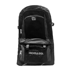 Mochila grande para viaje, 4 compartimentos, cierre inferior, broches ajustables