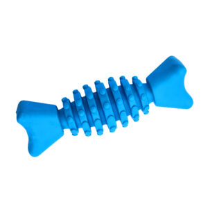Mordedera pequeña, plástico resistente, forma de hueso, colores surtidos / 73226