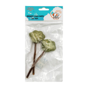 Paquete con 2 paletas de catnip en forma de garrita para gato / 73493