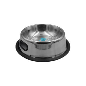 Plato tazón de acero inoxidable antideslizante, 16cm - XS / 73845